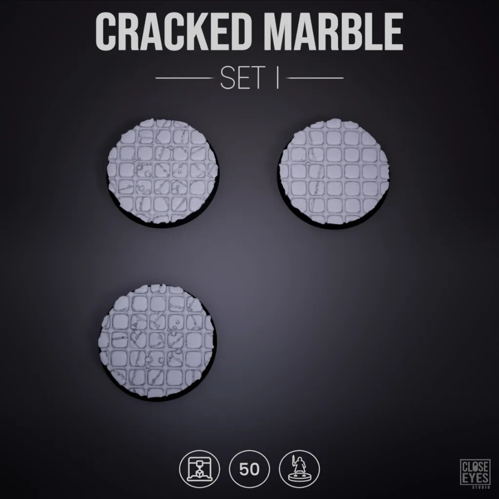 Sacred Stone Cracked Marble