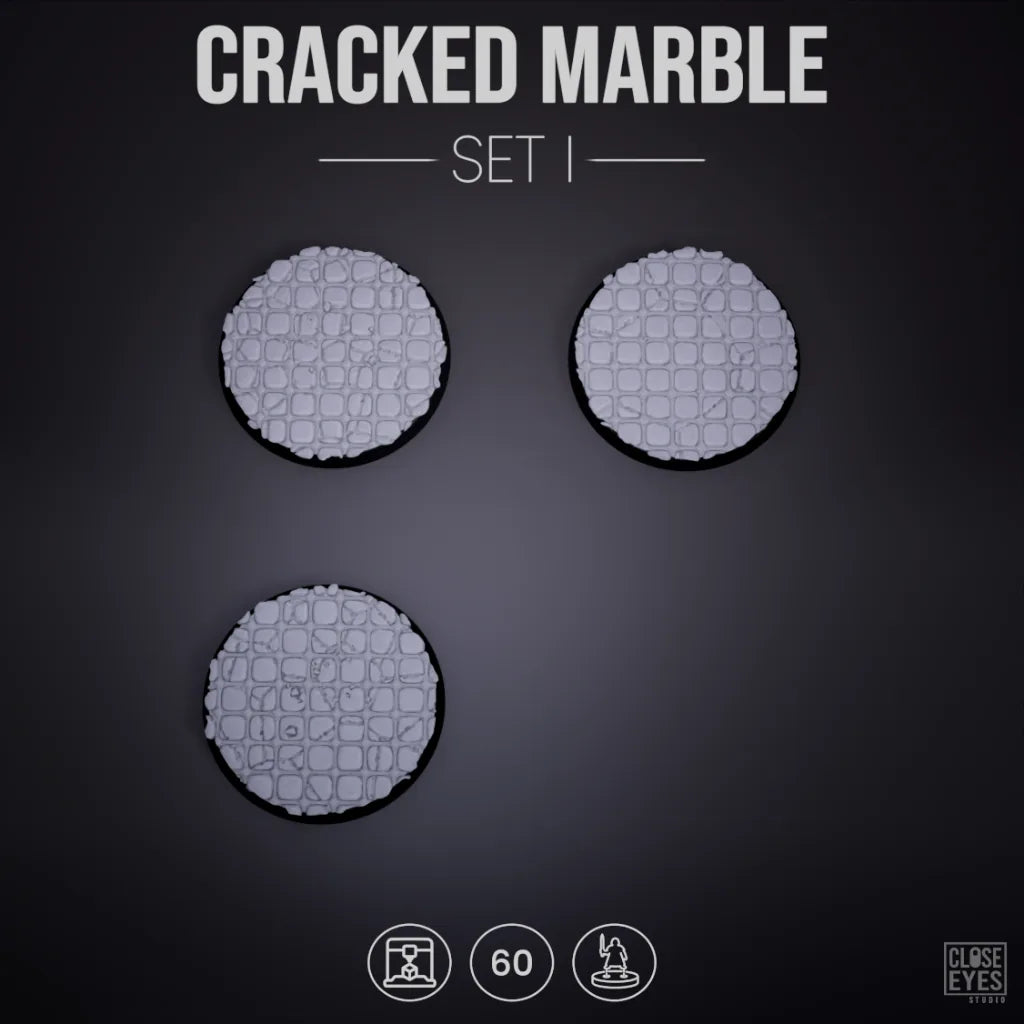 Sacred Stone Cracked Marble