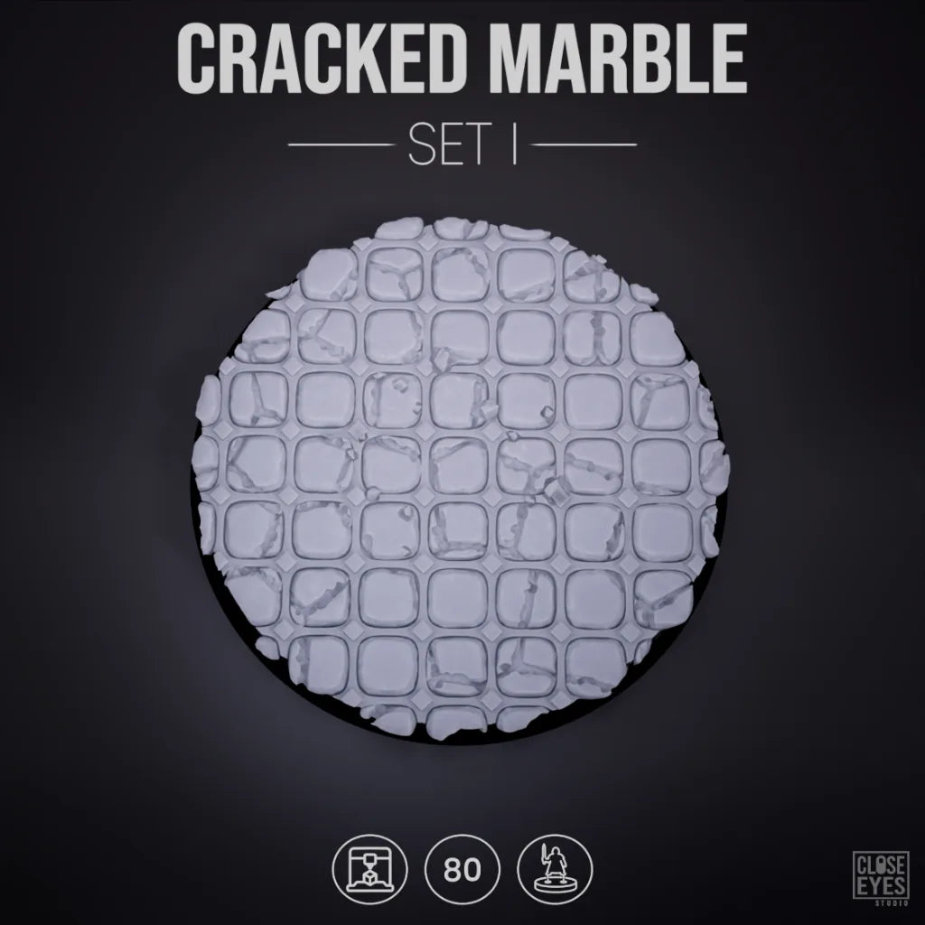 Sacred Stone Cracked Marble