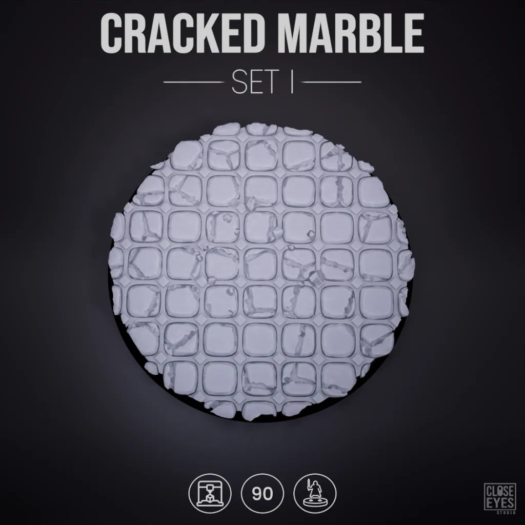 Sacred Stone Cracked Marble