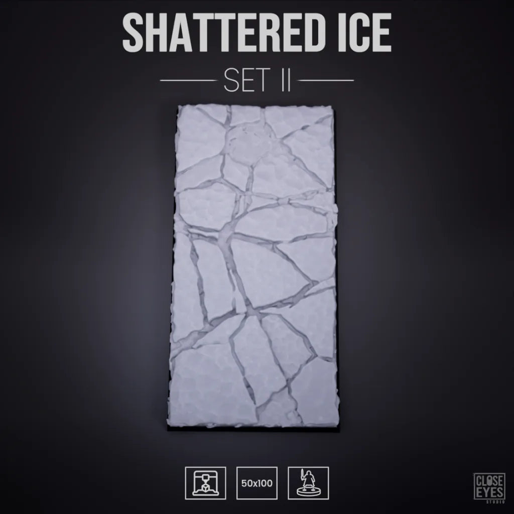 Snow and Ice Shattered Ice