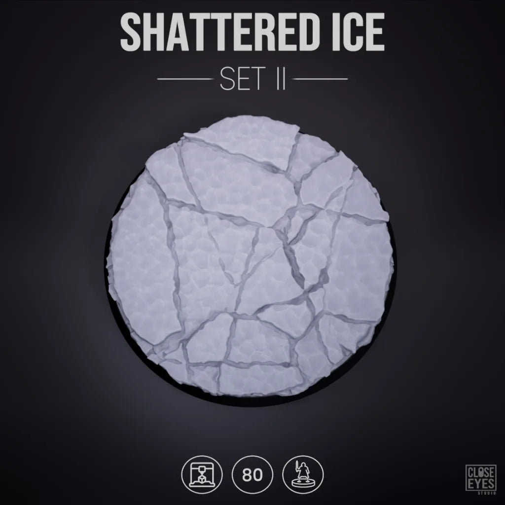 Snow and Ice Shattered Ice