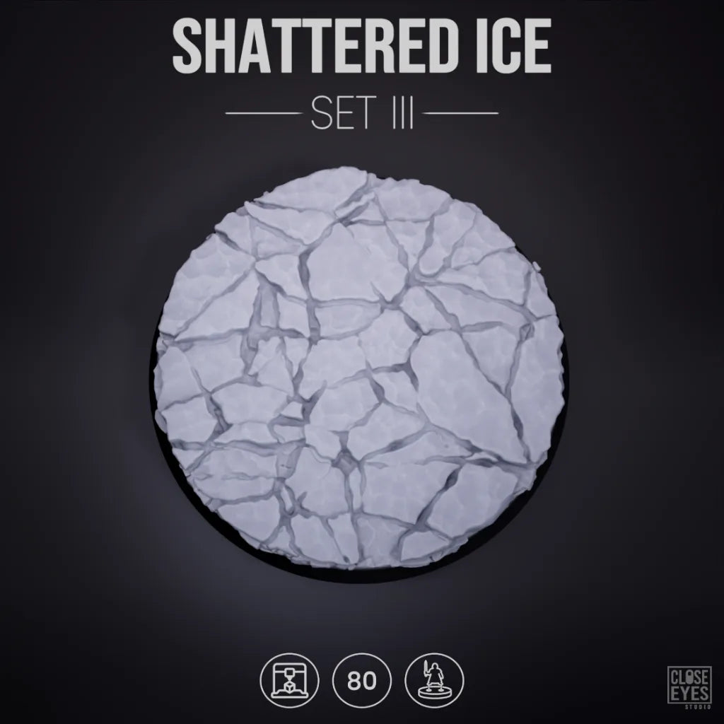 Snow and Ice Shattered Ice