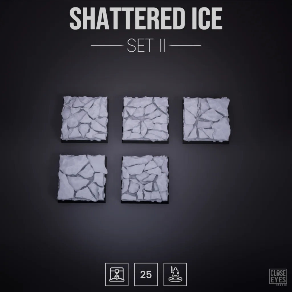 Snow and Ice Shattered Ice