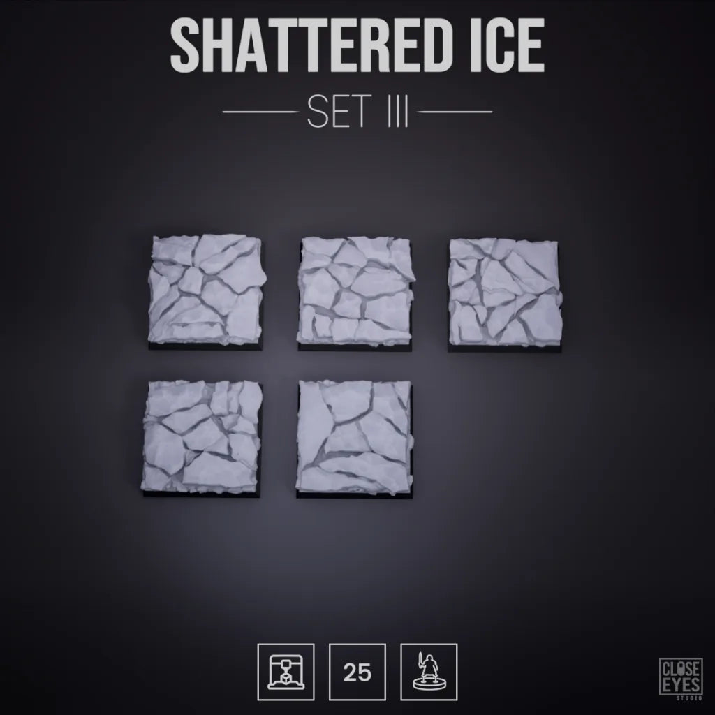 Snow and Ice Shattered Ice