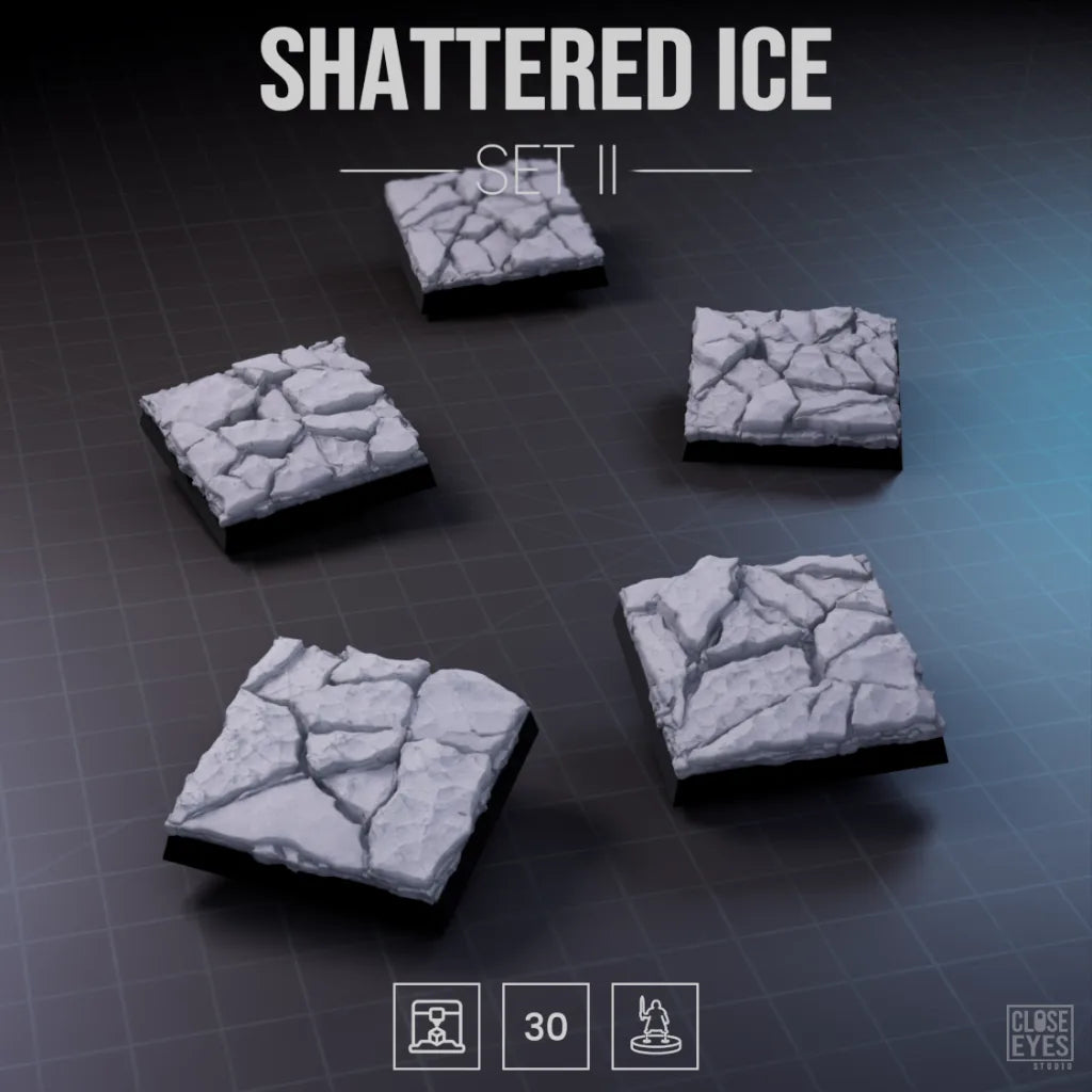 Snow and Ice Shattered Ice
