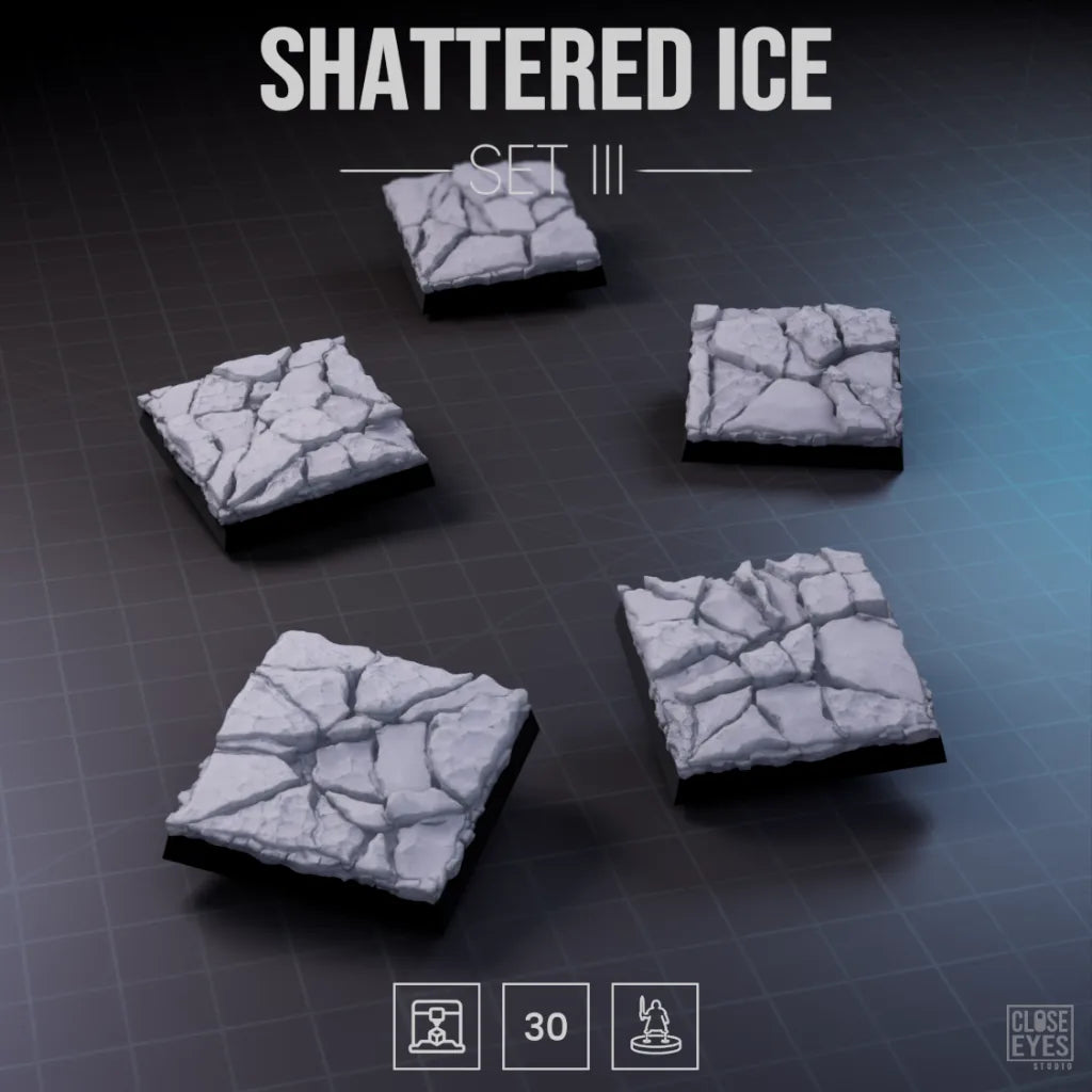 Snow and Ice Shattered Ice