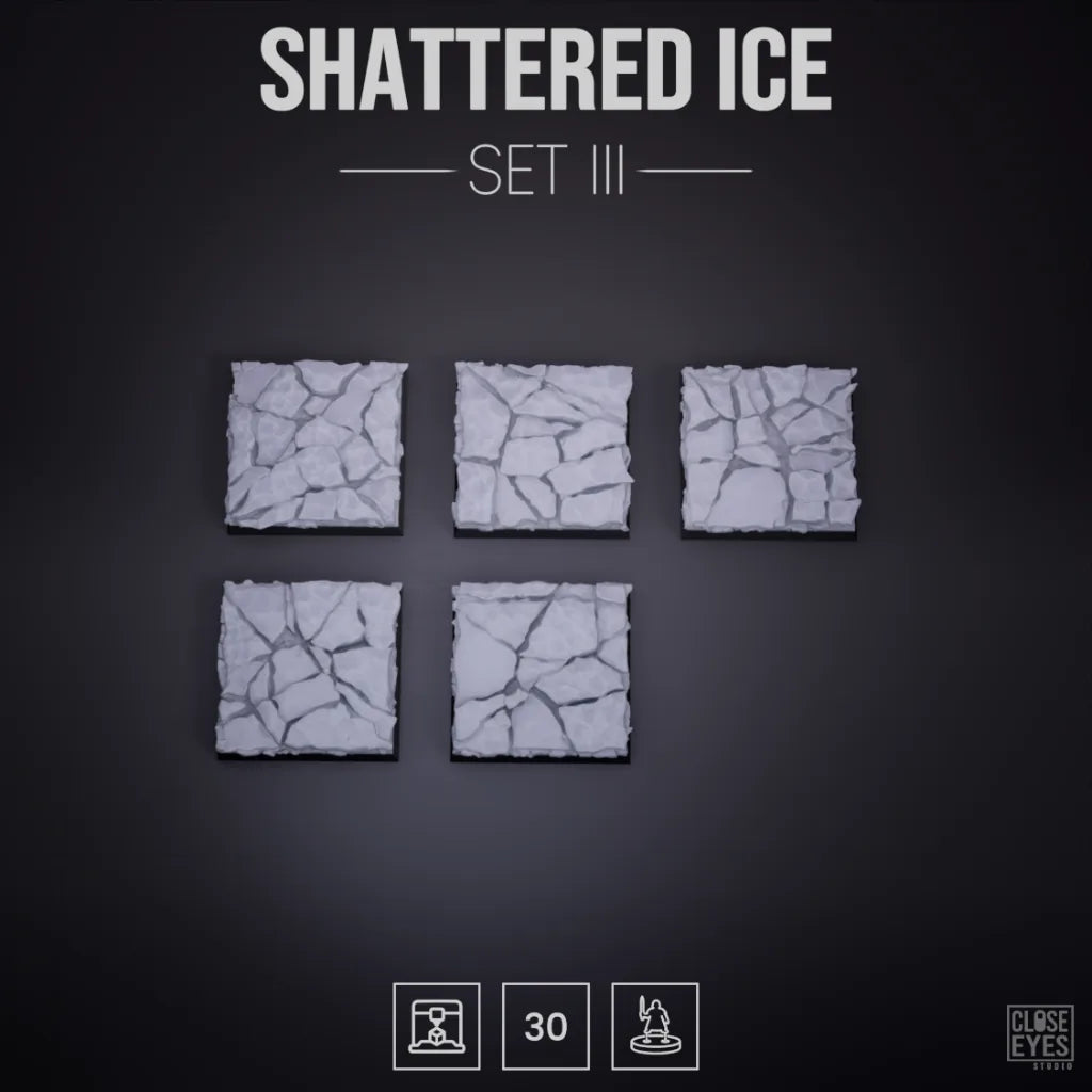 Snow and Ice Shattered Ice