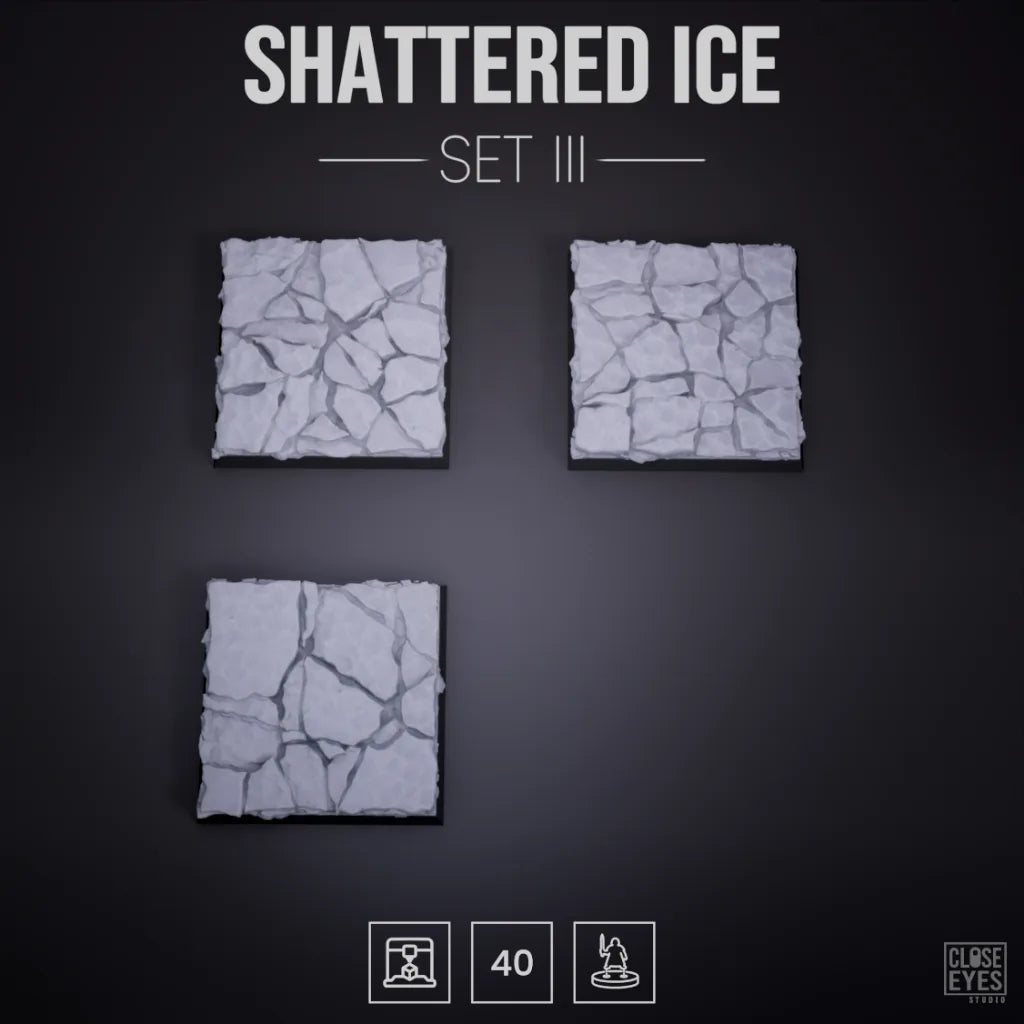 Snow and Ice Shattered Ice