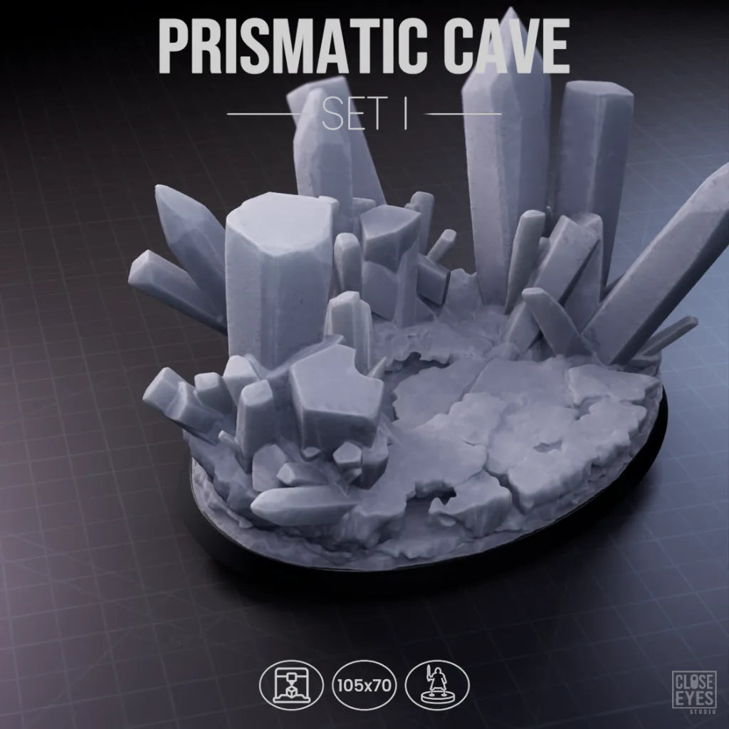 Underworld Prismatic Cave Oval 105x70mm Set I