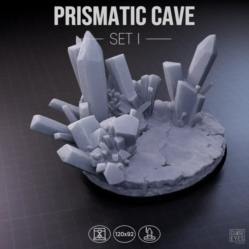 Underworld Prismatic Cave Oval 120x92mm Set I