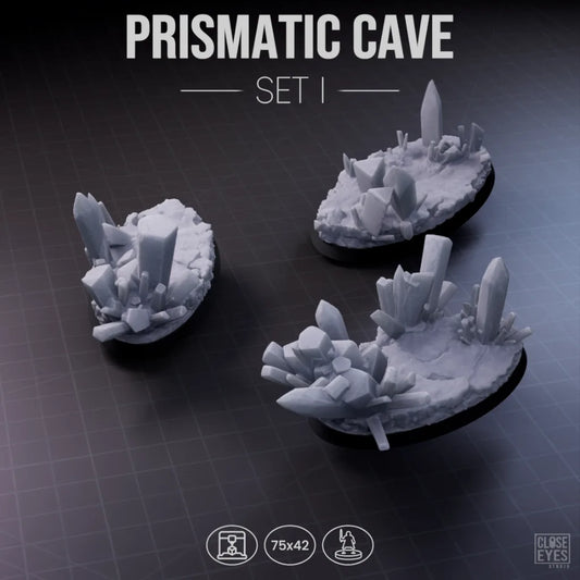 Underworld Prismatic Cave Oval 75x42mm Set I