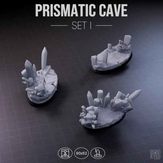 Underworld Prismatic Cave Oval 90x52mm Set I