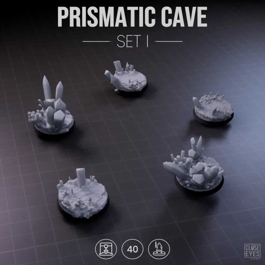 Underworld Prismatic Cave Round 40mm Set I