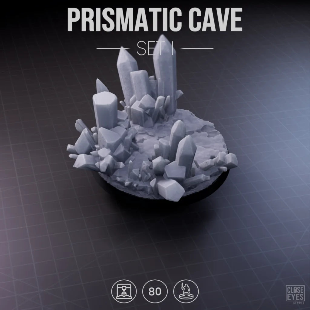 Underworld Prismatic Cave Round 80mm Set I