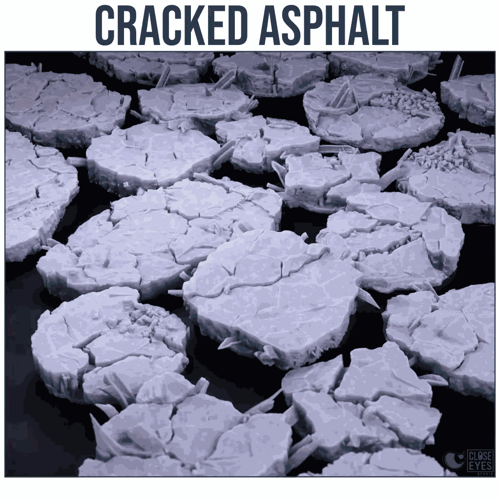 Cracked Asphalt