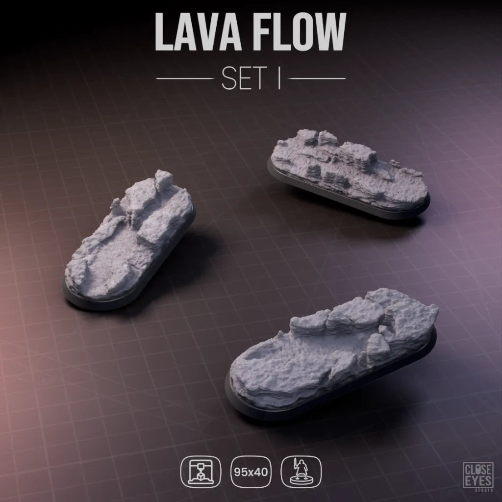 volcanic Lava Flow