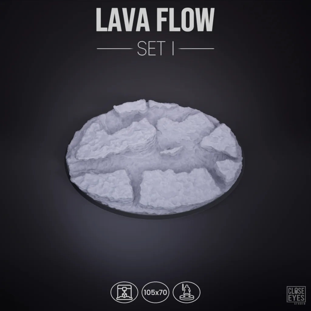 volcanic Lava Flow