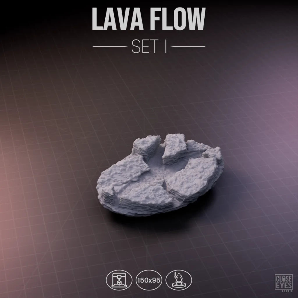 volcanic Lava Flow