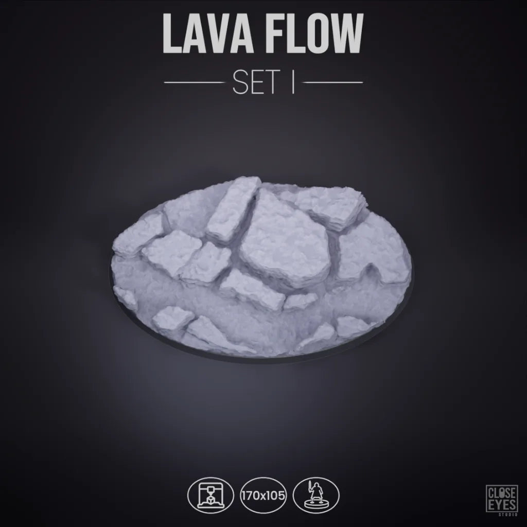 volcanic Lava Flow