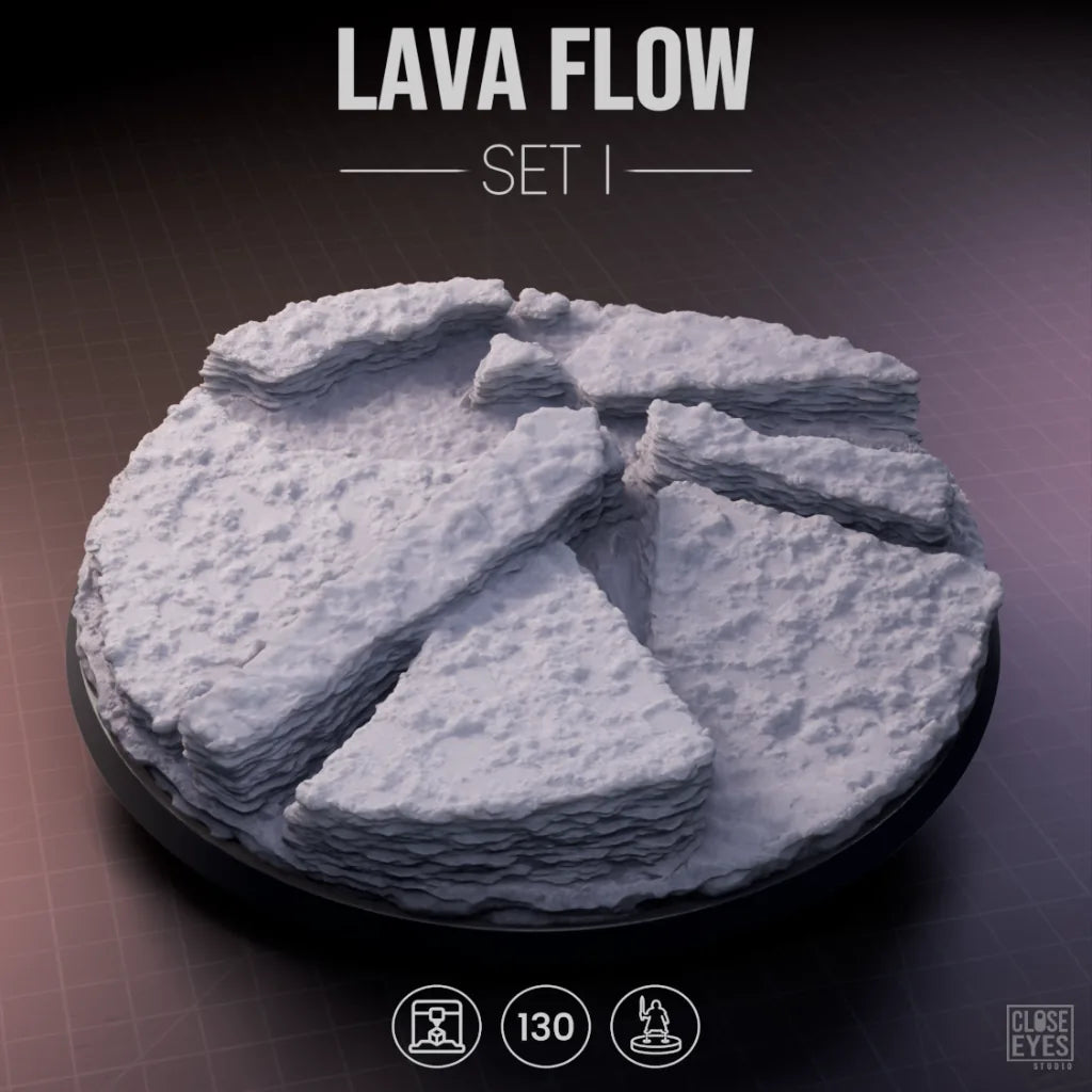 volcanic Lava Flow