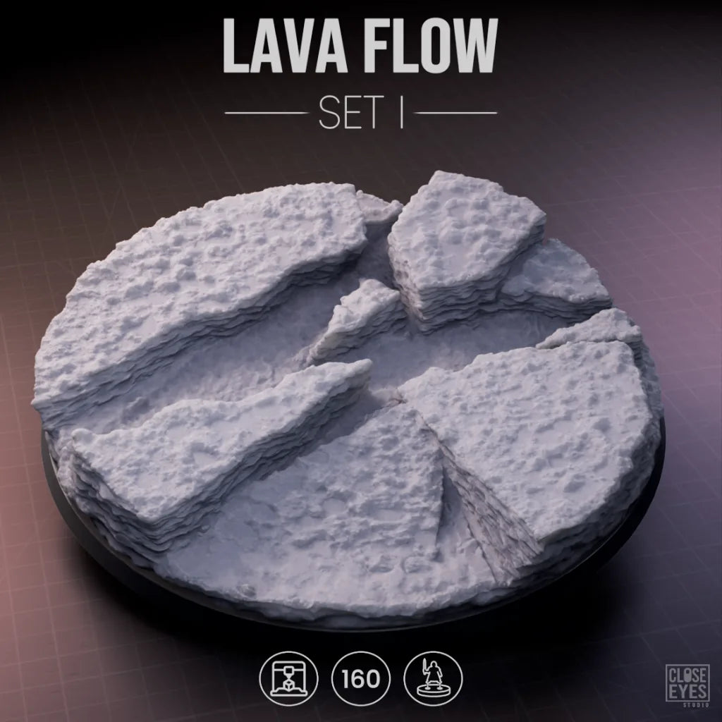volcanic Lava Flow