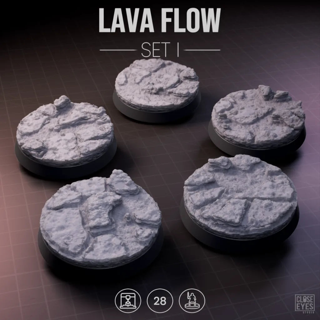 volcanic Lava Flow
