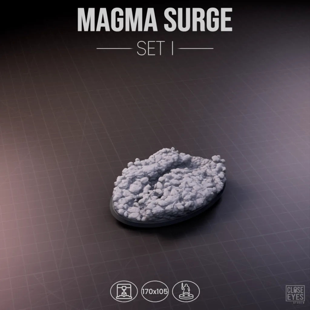 Volcanic Magma Surge Oval 170x105mm Set I