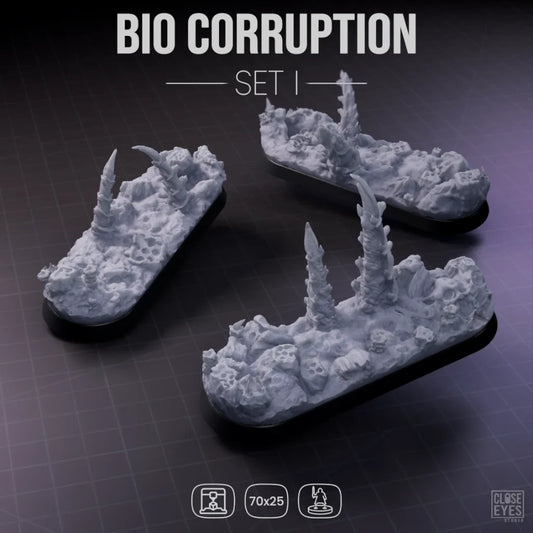 Xeno Bio-Corruption Elongated 70x25mm Set I