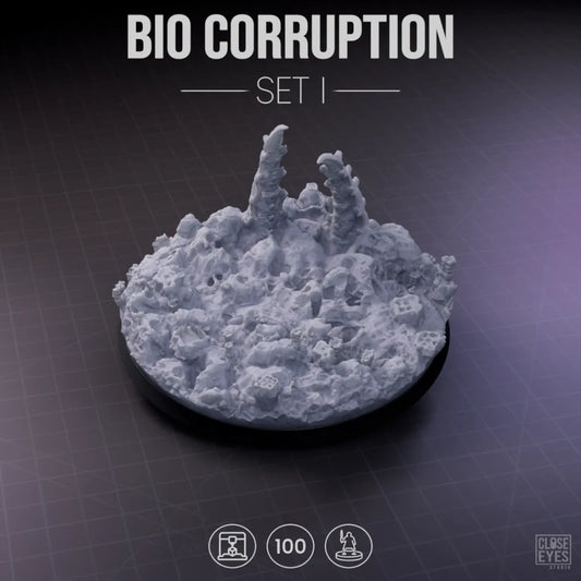 Xeno Bio-Corruption Round 100mm Set I