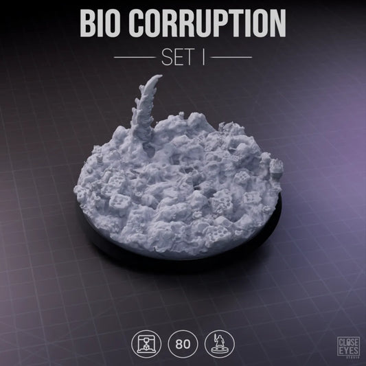 Xeno Bio-Corruption Round 80mm Set I