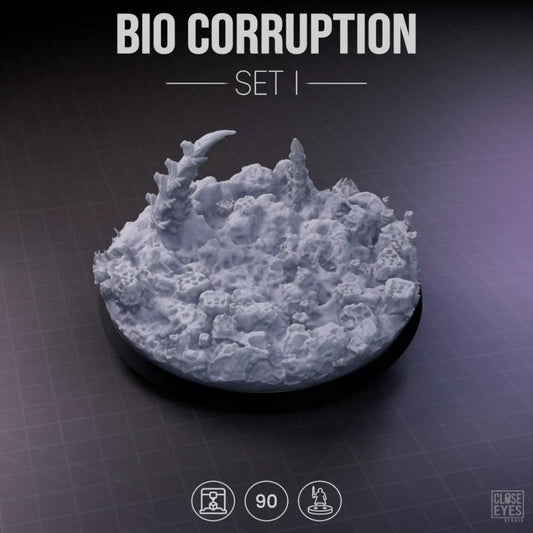 Xeno Bio-Corruption Round 90mm Set I